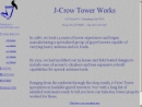 Website Snapshot of J-Crow Tower Works