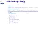 Website Snapshot of JEANS WATERPROOFING INC