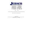 Website Snapshot of Jensen Equipment Co, Inc.