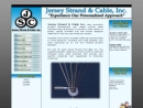 Website Snapshot of Jersey Strand & Cable, Inc.