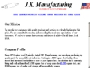 Website Snapshot of J. K. Mfg. Co.