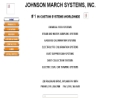 Website Snapshot of Johnson March Systems, Inc.