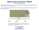 Website Snapshot of JOHN E. WOOD APPRAISER