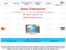 Website Snapshot of JONAS ENTERPRISES