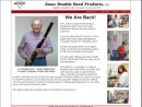 Website Snapshot of Jones Double Reed Products