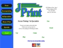 Website Snapshot of J Print, LLC