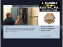 Website Snapshot of J RAMIREZ ELECTRIC INC