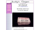 Website Snapshot of Judy's Signs