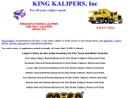 Website Snapshot of King Kalipers, Inc.