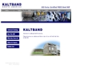 Website Snapshot of Kaltband North America, Inc.