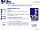 Website Snapshot of Kaltec Scientific, Inc.