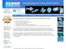 Website Snapshot of Kaman Aerospace, Measuring & Memory Systems