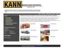 Website Snapshot of Kann Mfg. Corp.