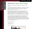 Website Snapshot of Kathy Kelly Design