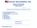 Website Snapshot of Kelley Machining, Inc.