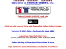 Website Snapshot of Kenmar Shirts Apparel Printing