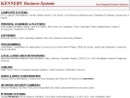 Website Snapshot of KENNEDY BUSINESS SYSTEMS, INC
