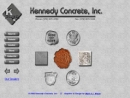 Website Snapshot of Kennedy Concrete, Inc.