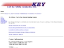 Website Snapshot of Key Material Handling