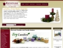 Website Snapshot of Keystone Candle Co.