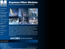 Website Snapshot of Met-Pro Corp., Keystone Filter Div.
