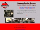 Website Snapshot of Keystone Forging Co., Inc.