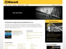 Website Snapshot of Kiewit Construction Co.