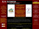 Website Snapshot of KIM Automation