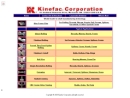 Website Snapshot of Kinefac Corp.