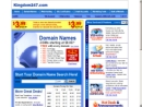 Website Snapshot of Kingdom247 Web Services