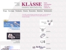 Website Snapshot of Klasse Jewelry Mfg. Corp.