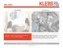 Website Snapshot of Klebs