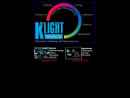 Website Snapshot of K-LIGHT LABORATORIES