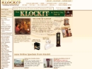 Website Snapshot of Klockit