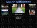 Website Snapshot of Knapp Concrete