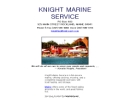 Website Snapshot of Knight Marine Service, Inc.