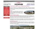 Website Snapshot of Kossuth Fabricators, Inc.