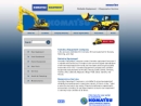 Website Snapshot of Komatsu Equipment Co.