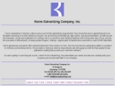 Website Snapshot of Korns Galvanizing Co., Inc.
