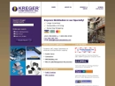 Website Snapshot of KREGER COMPONENTS, INC.