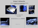 Website Snapshot of Krieger Craftsmen, Inc.