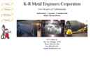 Website Snapshot of K-R Metal Engineers