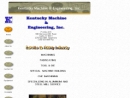 Website Snapshot of Kentucky Machine & Engineering, Inc.