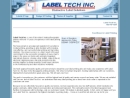 Website Snapshot of Label Tech, Inc.