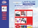 Website Snapshot of Lake & Air, Inc.