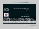 Website Snapshot of Lake City Plating Co., Inc.