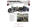 Website Snapshot of Lakeland Mfg.