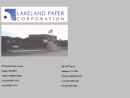 Website Snapshot of Lakeland Paper Corp.