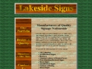 Website Snapshot of Lakeside Signs, Inc.