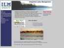 Website Snapshot of Integrated Lakes Management